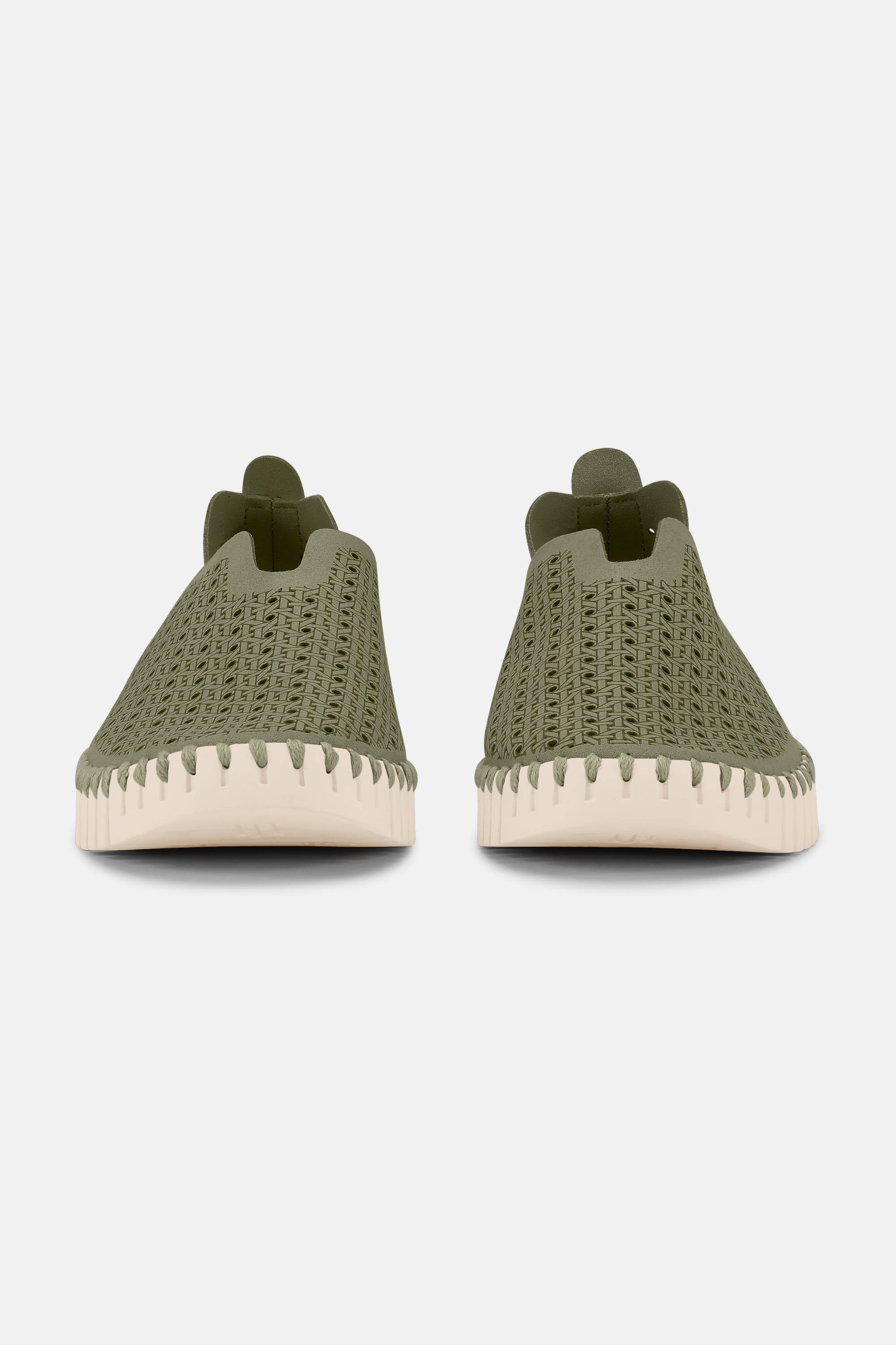 Tulip Slipper - Army Pearled Ivory